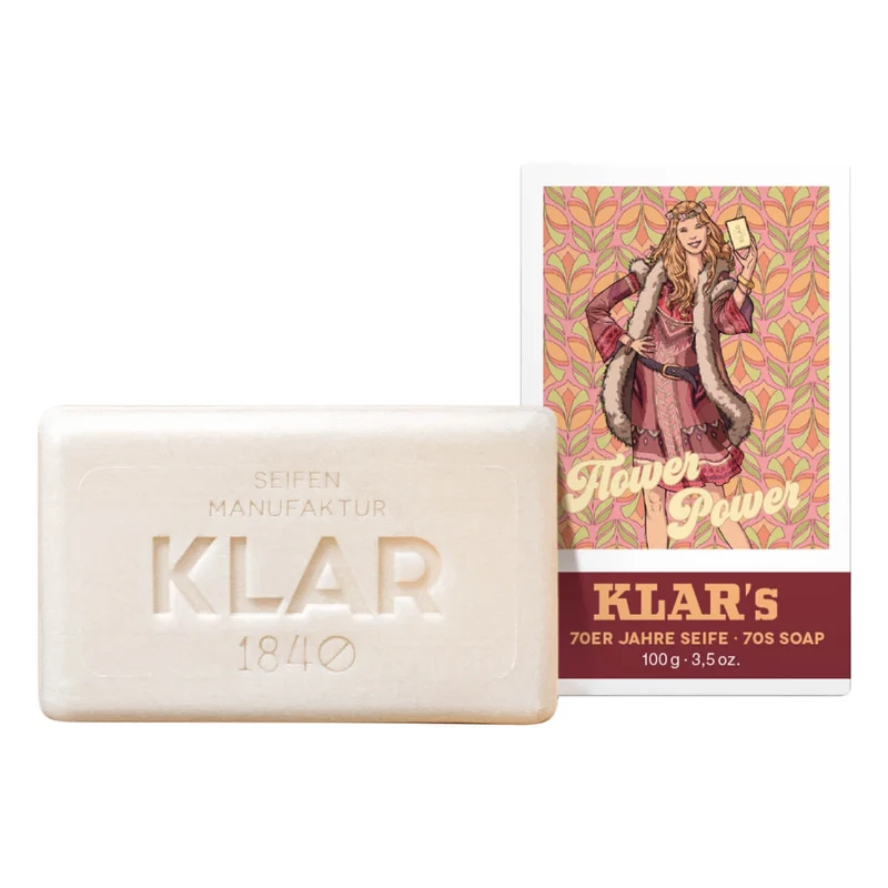 Tvål, 70-tals retro, Flower Power, 100 gr.