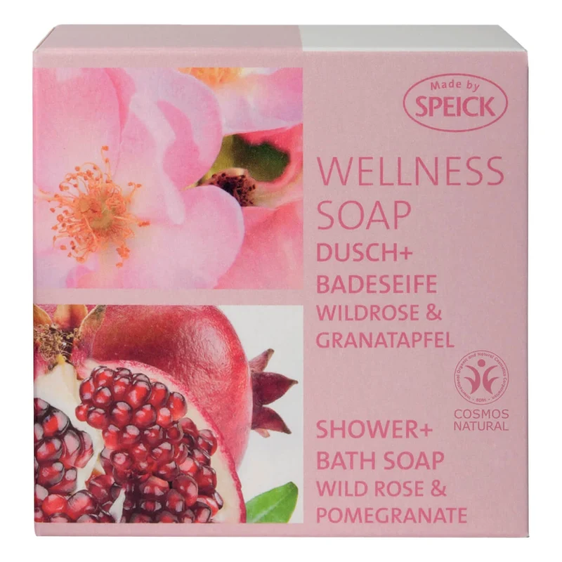 Hälsotvål, Ros + Granatäpple, 200 g.