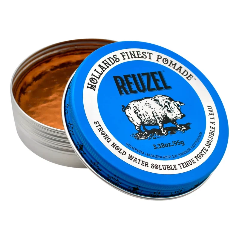 Blue Water Soluble Pomada - Strong Hold, 95 g.