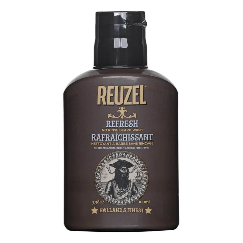 Refresh No Rinse Beard Wash, 100 ml.