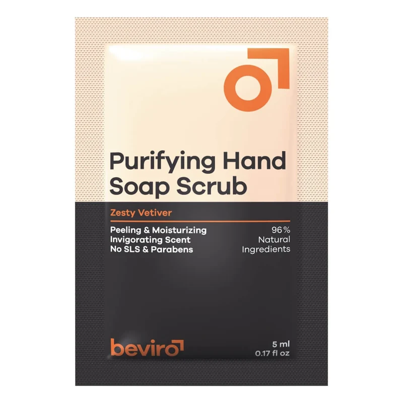 Purifying Hand Soap Scrub, Zesty Vetiver, Prover, 5 ml.