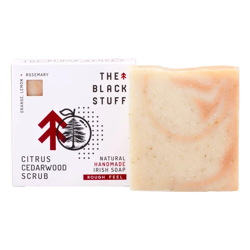 Tvål, Citrus Cedarwood Scrub, 135 g.