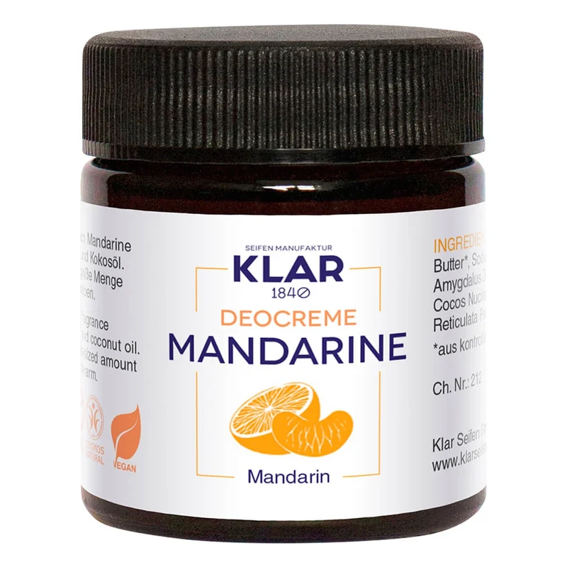 Deodorant Cream, Mandarin, 30 ml
