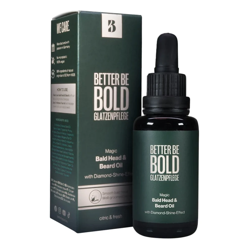 Magic Bald Head & Beard Oil, 30 ml.