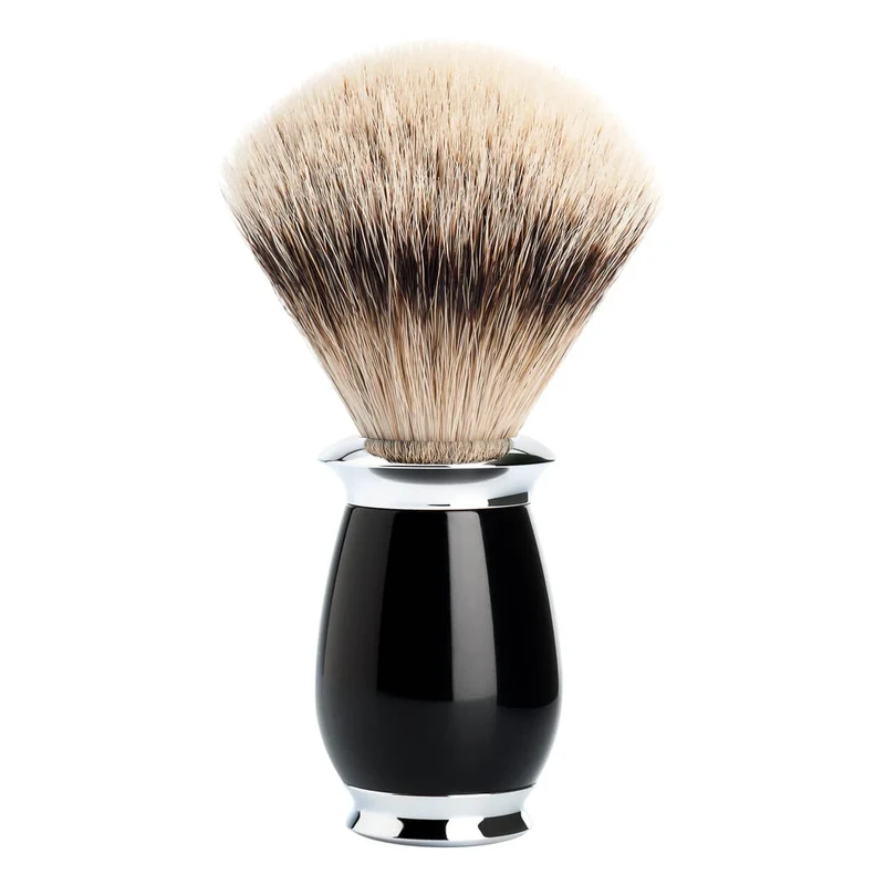 Silvertip Rakborste, 21 mm, Purist, svart harts
