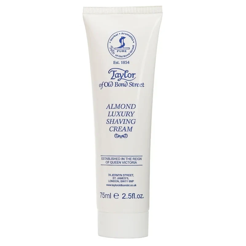 Taylor of Old Bond Street Almond Luxury Shaving Cream Tube