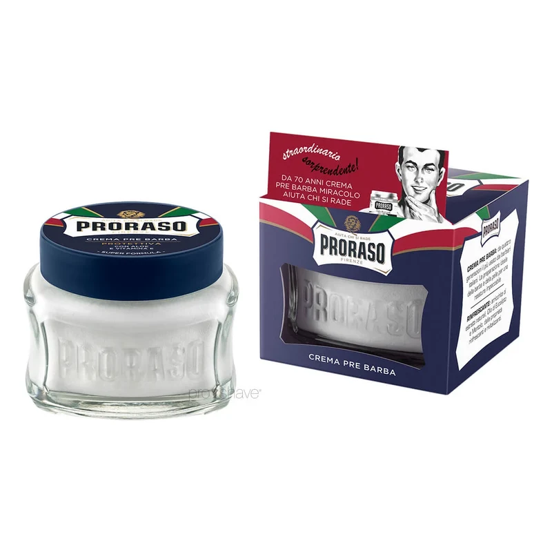 Pre-shave Cream - Protect, Aloe & Vitamin E, 100 ml.