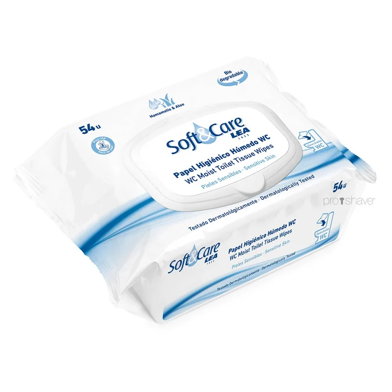 WC Wipes - Återfuktat toalettpapper, WC-spolbart, 54 st.