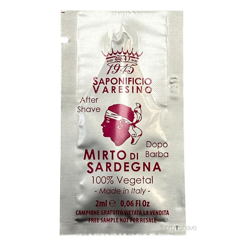 Aftershave, Mirto di Sardegna, Prover, 2 ml.