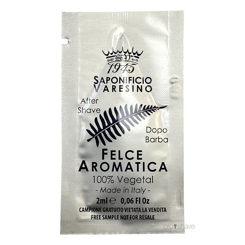 Aftershave, Felce Aromatica, PROVER, 2 ml.