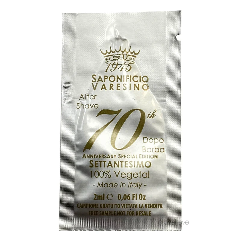 Aftershave, 70th Anniversary, PROVER, 2 ml.