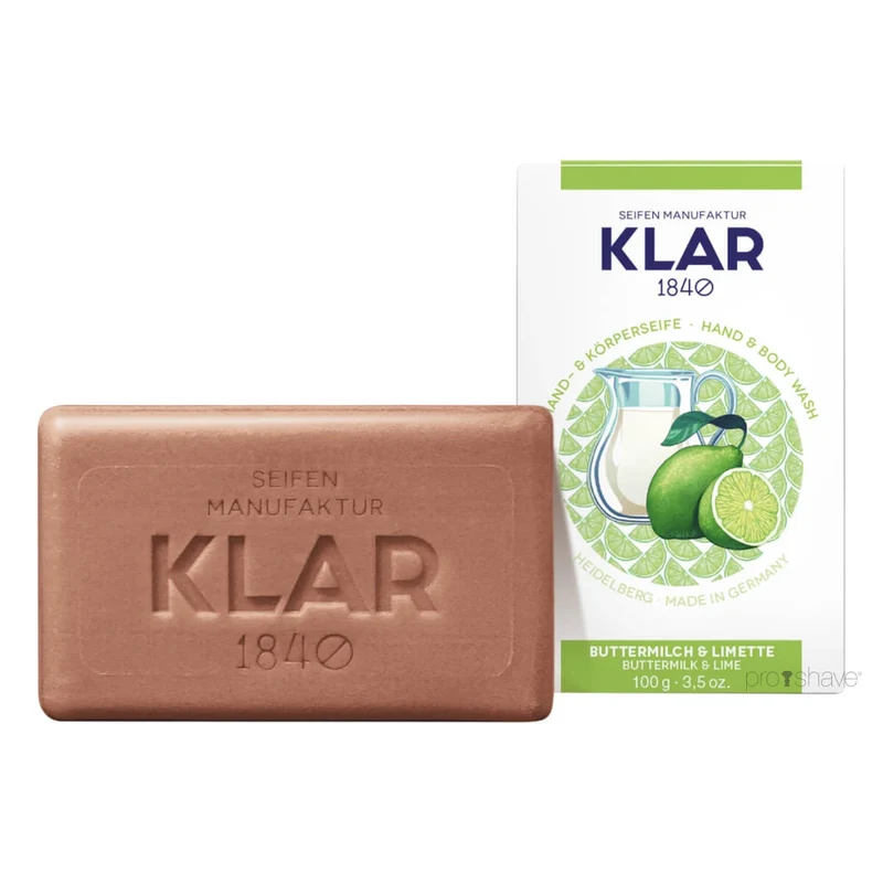 Tvål, Kärnmjölk & Lime, 100 gr.