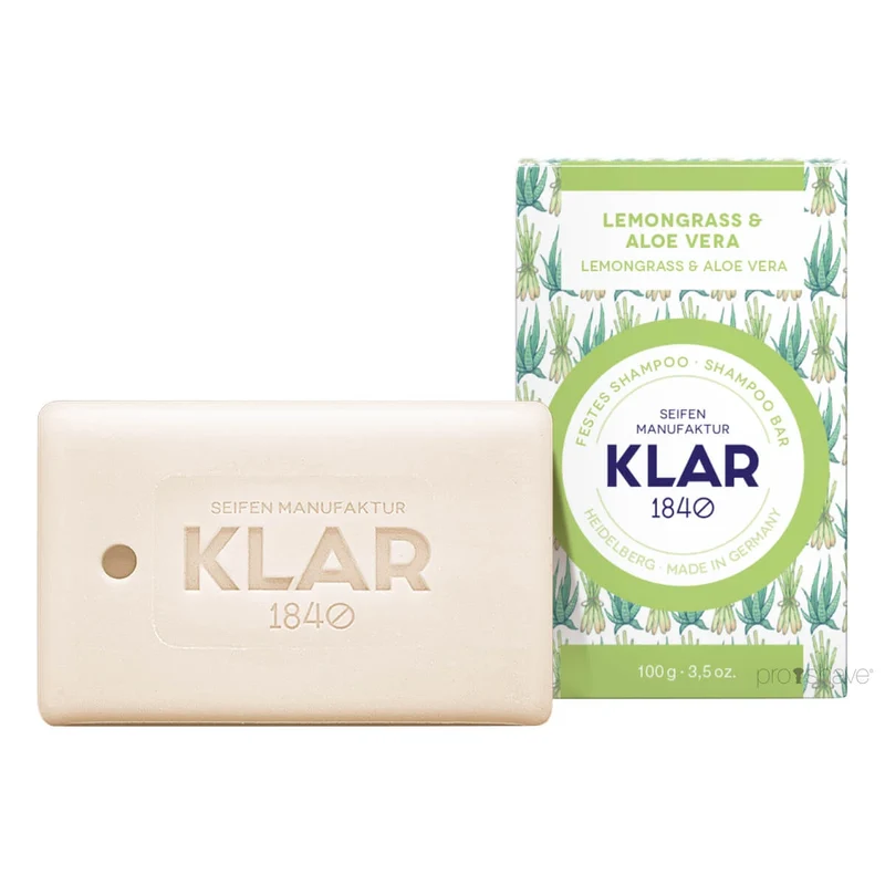 Schampo Bar, Citrongräs & Aloe Vera, 100 gr.
