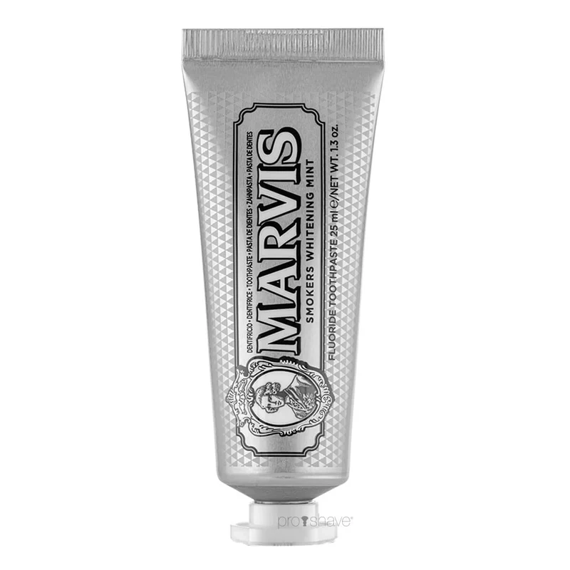 Whitening Mint for Smokers Tandkräm, Resestorlekar, 25 ml.
