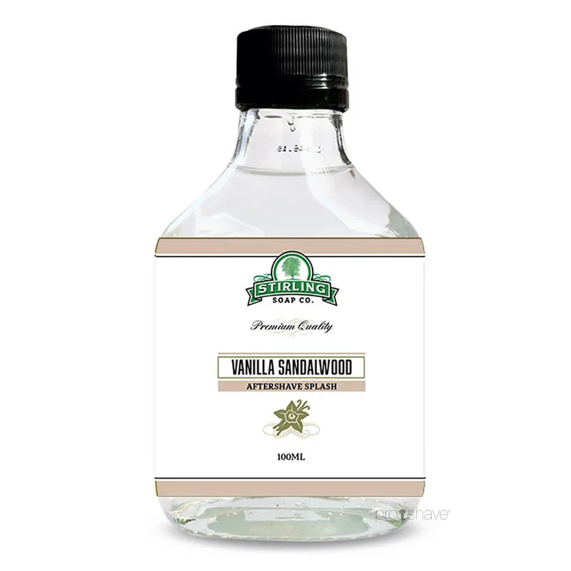 Aftershave Splash, Vanilla Sandalwood, 100 ml.