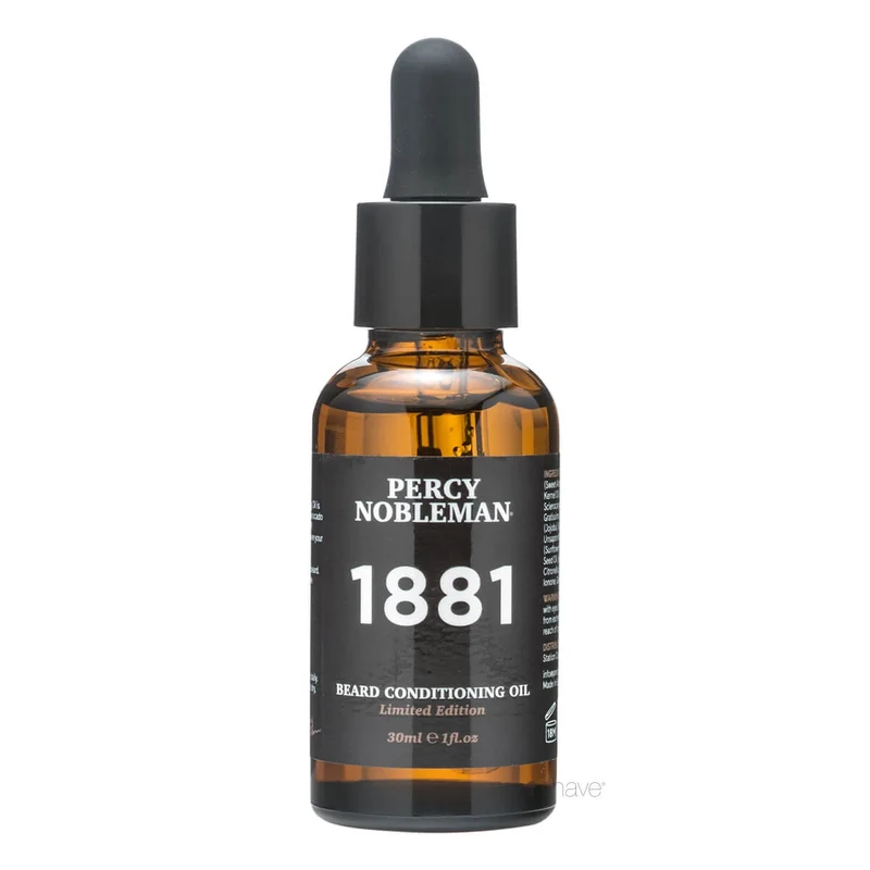 Skäggolja, 1881, 30 ml.