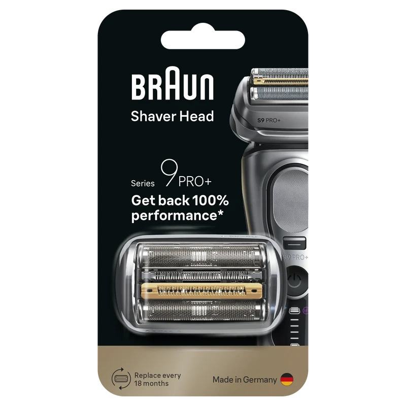 Braun 96M Genuine Series 9 PRO+ Electric Shaver Replacement Head, Fits all Series 9 Shavers - Made In Germany