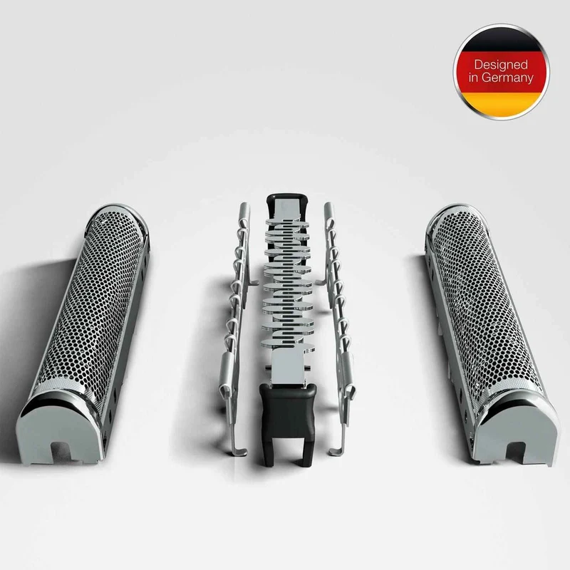Braun 83M Genuine Series 8 Foil and Cutter Cassette Replacement Head - Silver - Made In Germany