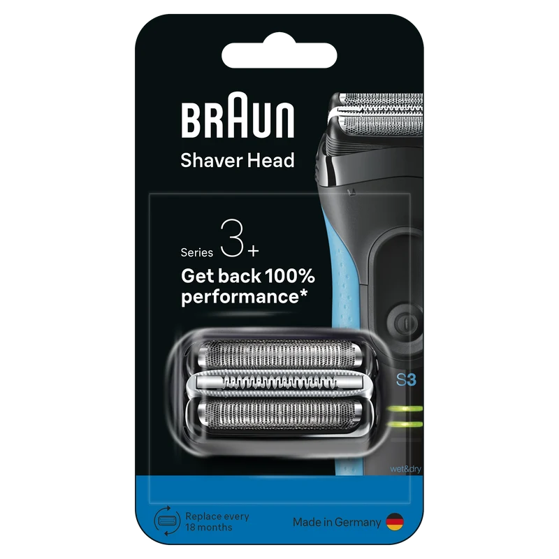 Braun 32b Genuine Replacement Foil and Cutter Cassette -Black - Series 3 - Made In Germany