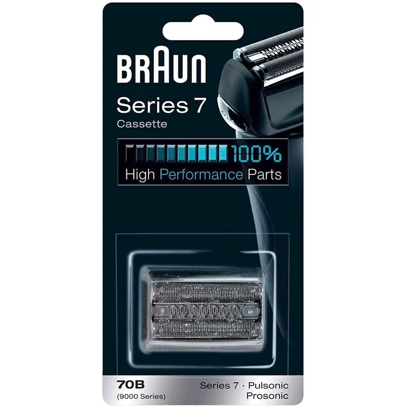 Braun 70B Genuine Replacement Foil and Cutter Cassette - Fits on Older Series 7 Shavers - Made In Germany