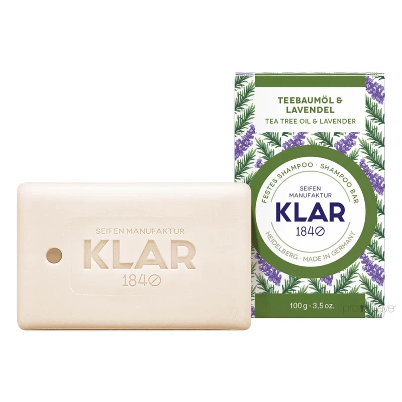 Schampo Bar, Tea Tree Oil & Lavendel, 100 gr.
