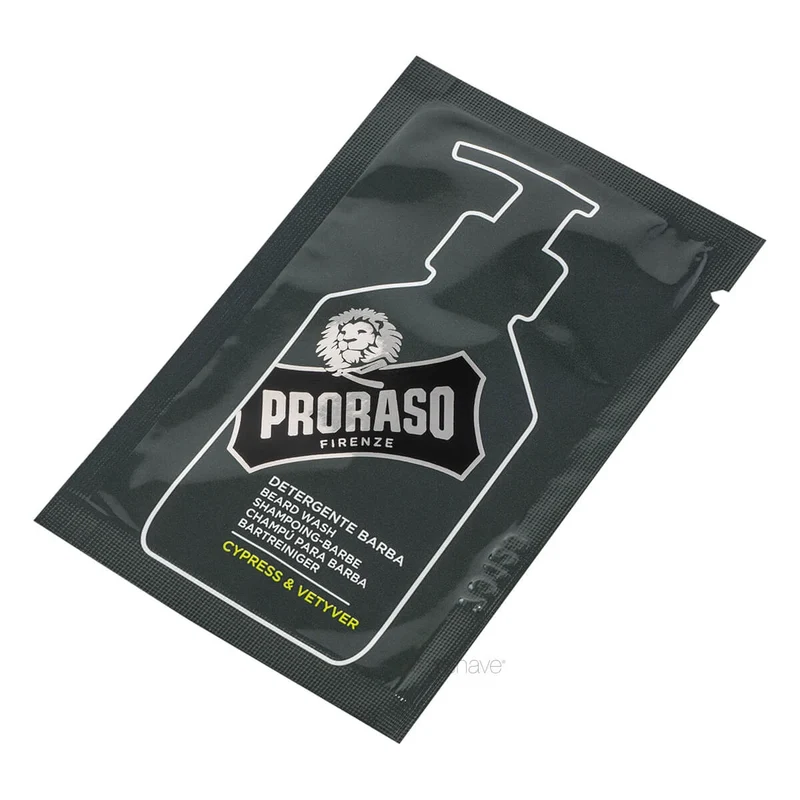 Skäggschampo, Cypress & Vetiver, Prov, 4 ml.