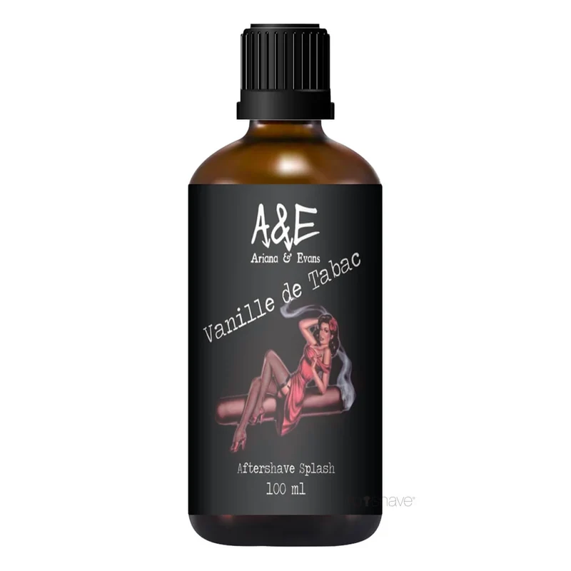 Aftershave, Vanille de Tabac, 100 ml.
