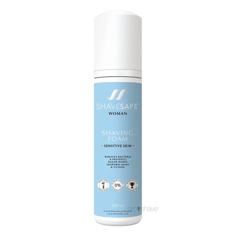 Rakskum, Kvinna, Känslig hud, 200 ml.