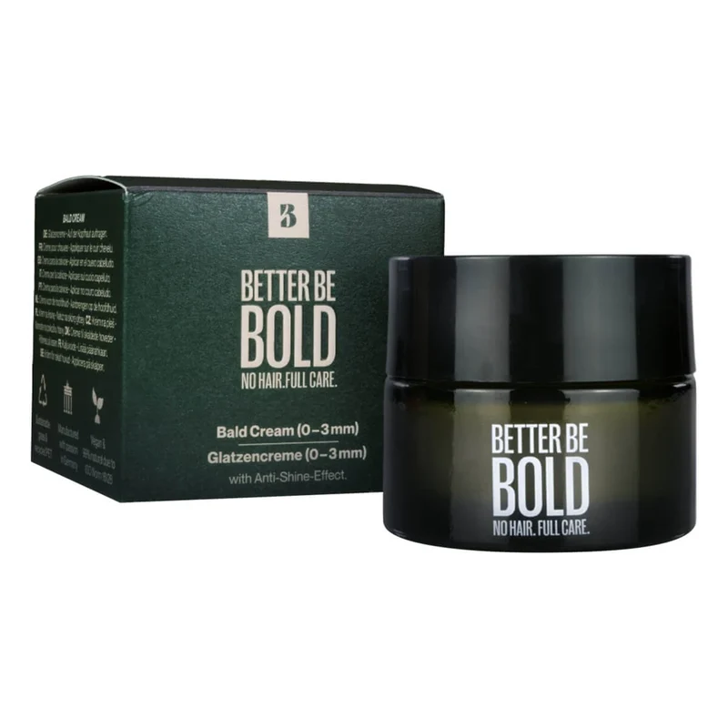 Återfuktande Bald Cream (0-3 mm.) - Matt Effect, 50 ml.