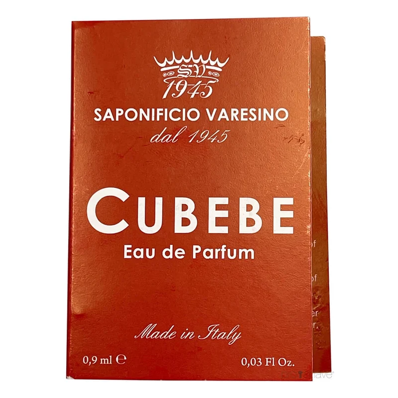 Eau de Parfym, Cubebe, Prover, 0,9 ml.