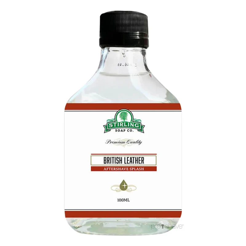 Aftershave Splash, British Leather, 100 ml.