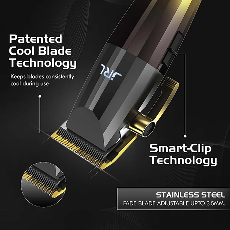 JRL Fresh Fade 2020C Professional Cordless Hair Clipper Gold