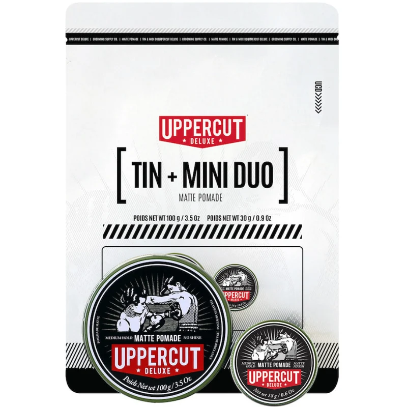 Matte Pomade Tin + Mini Duo