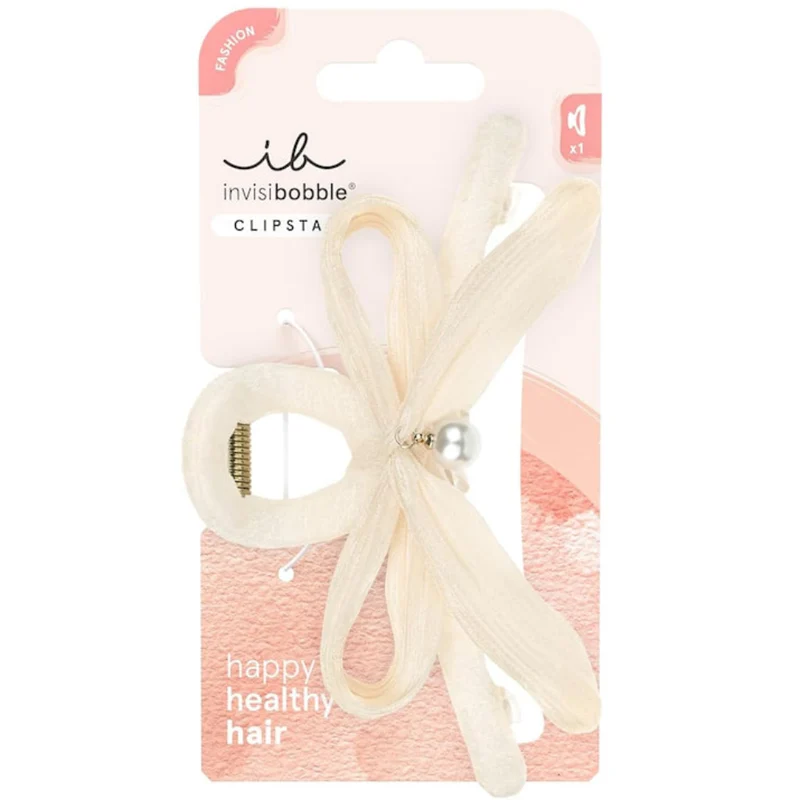 CLIPSTAR Ballet Core Ribbon-wrapped Hair Clip