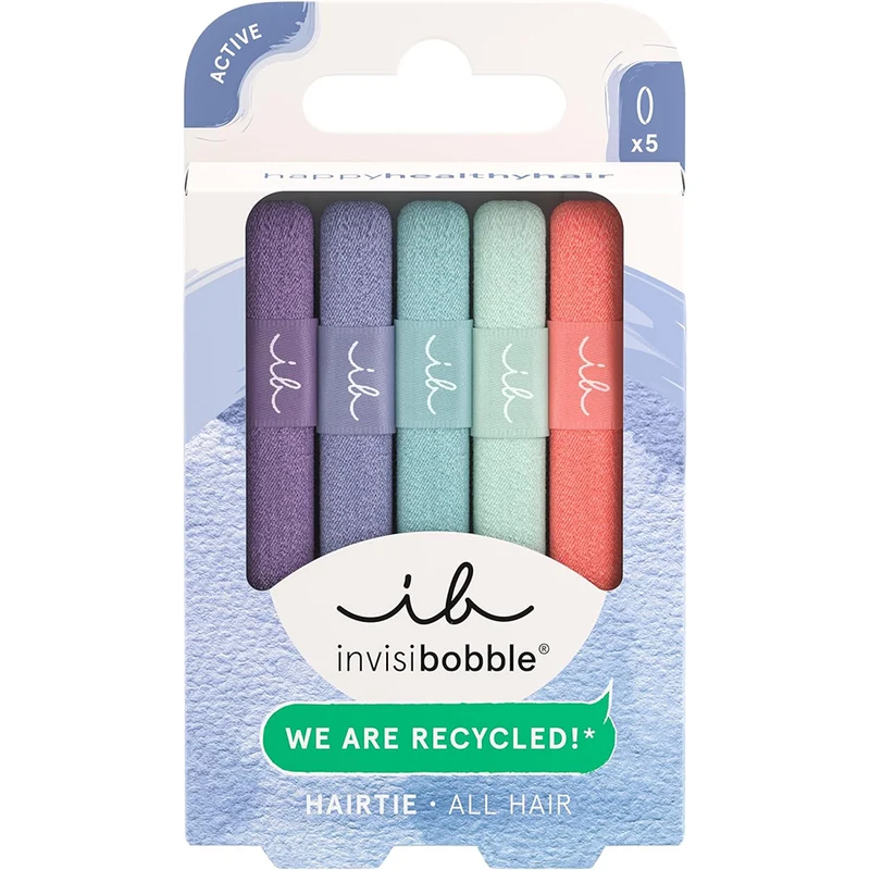 Pastel Dream Active Workout HAIR TIES 5pc