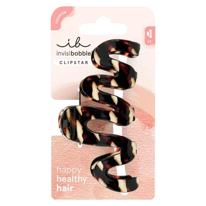 Clipstar Cacao Cream Large Elegant Hair Clip