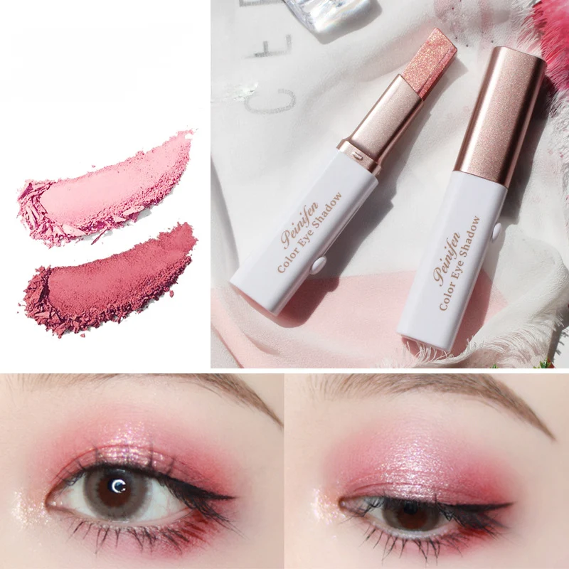 EyeshadowStick 3+3 GRATIS - Gradient Tvåfärgad Ögonskugga Glitter Stick