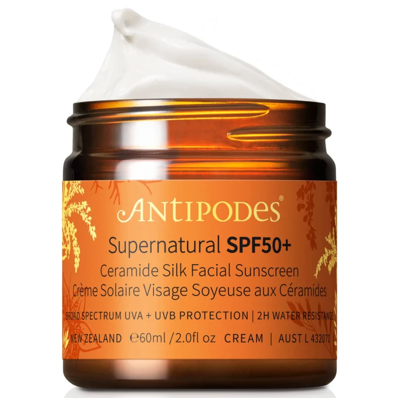 Supernatural SPF50+ Ceramide Silk Sunscreen 60ml