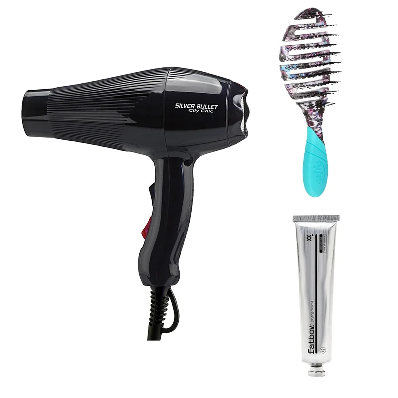 City Chic Dryer Black with Free Fatboy & WetBrush Gift
