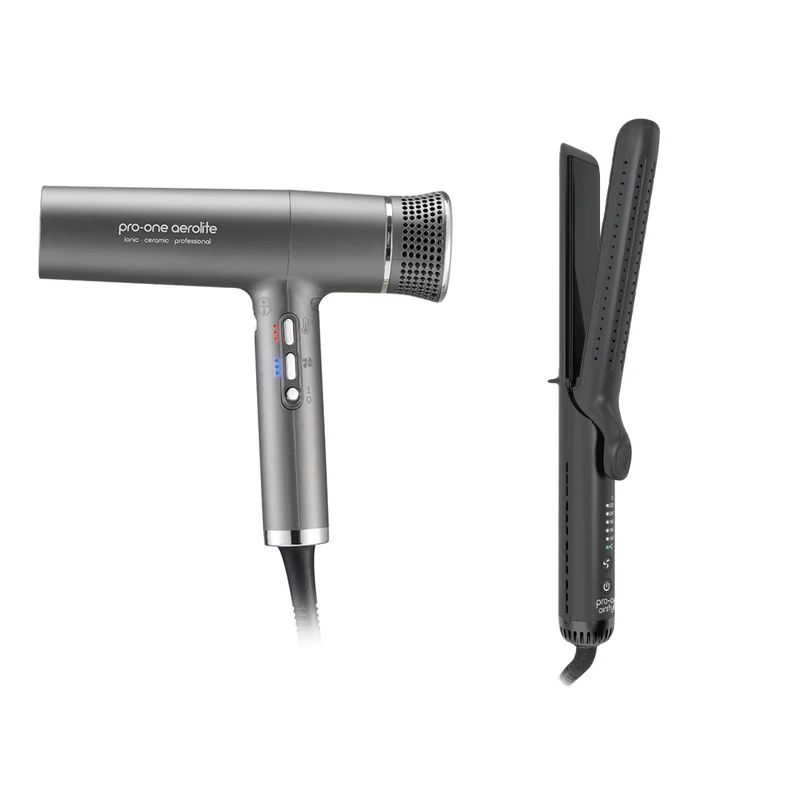 Aerolite Titanium Hairdryer & Airstyler Duo