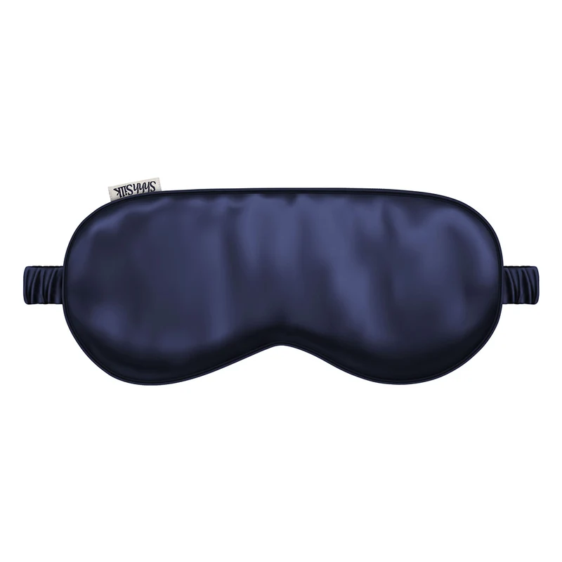 Silk Eye Mask Navy