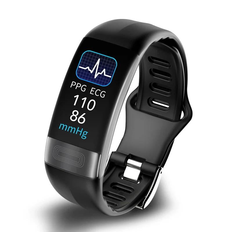 Smart Armbånd med Hjertefrekvensmåler - Søvnmonitor og ECG