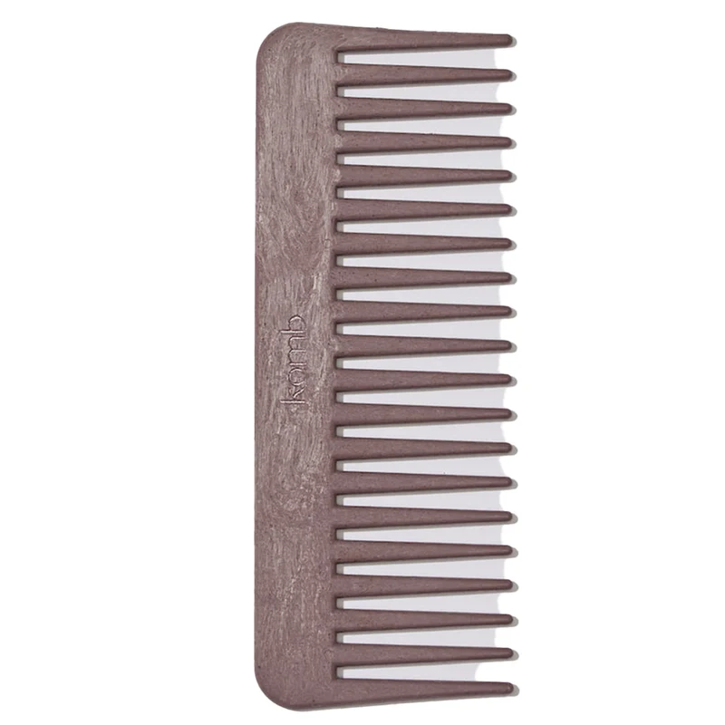 Biodegradable Wide Tooth Comb - Clay