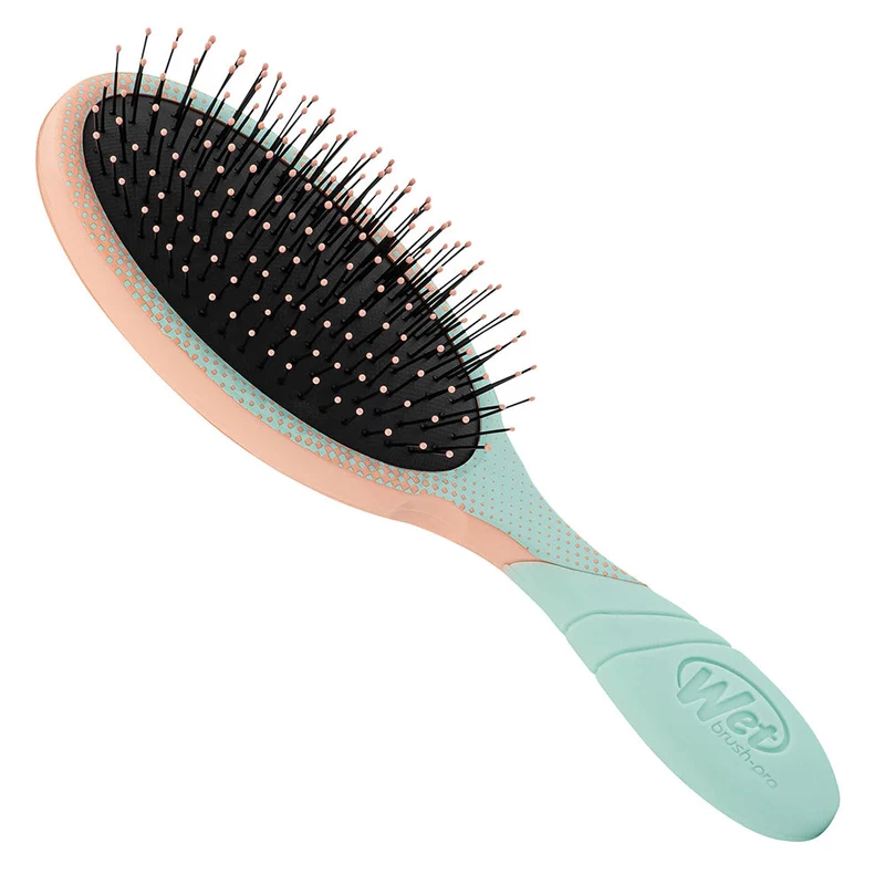 WetBrush Pro Detangler Dazzling Dots - Mint Green