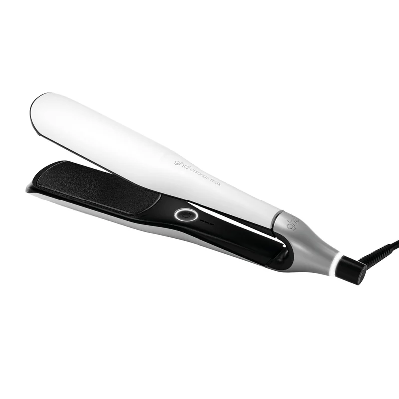 Chronos Max Wide Plate Hair Straightener - White