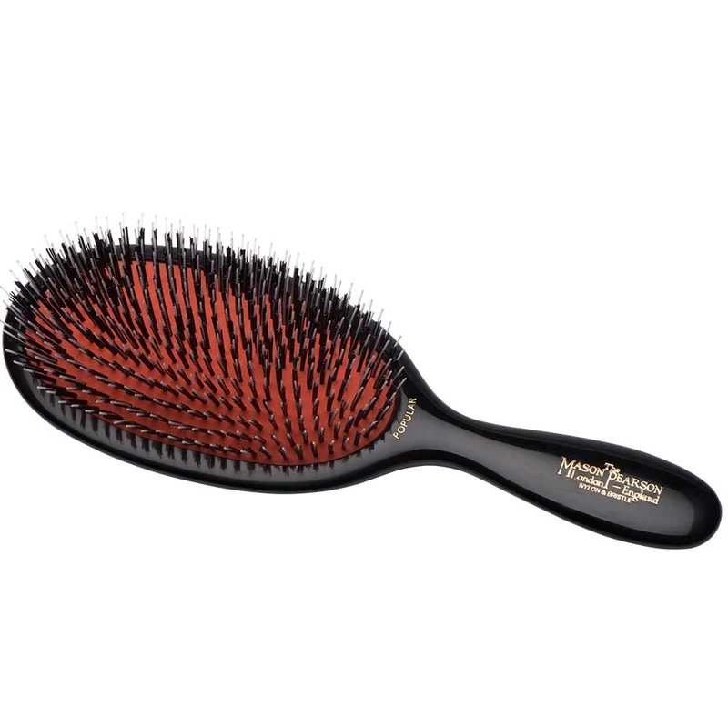 Popular Brush Pure Bristle & Nylon Mix Black