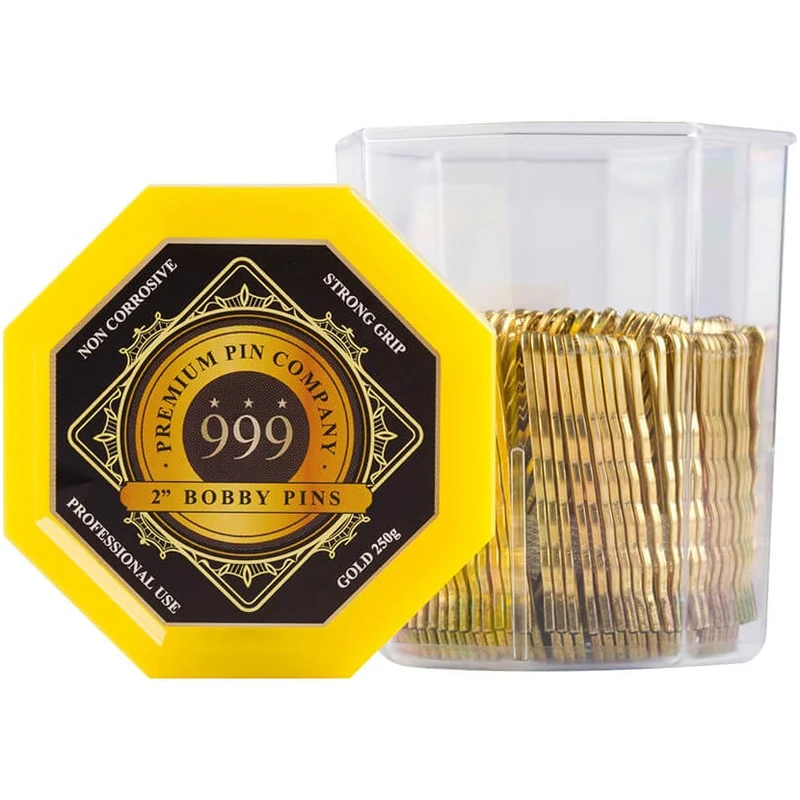 Bobby Pins Tub 2" Gold - 250pc