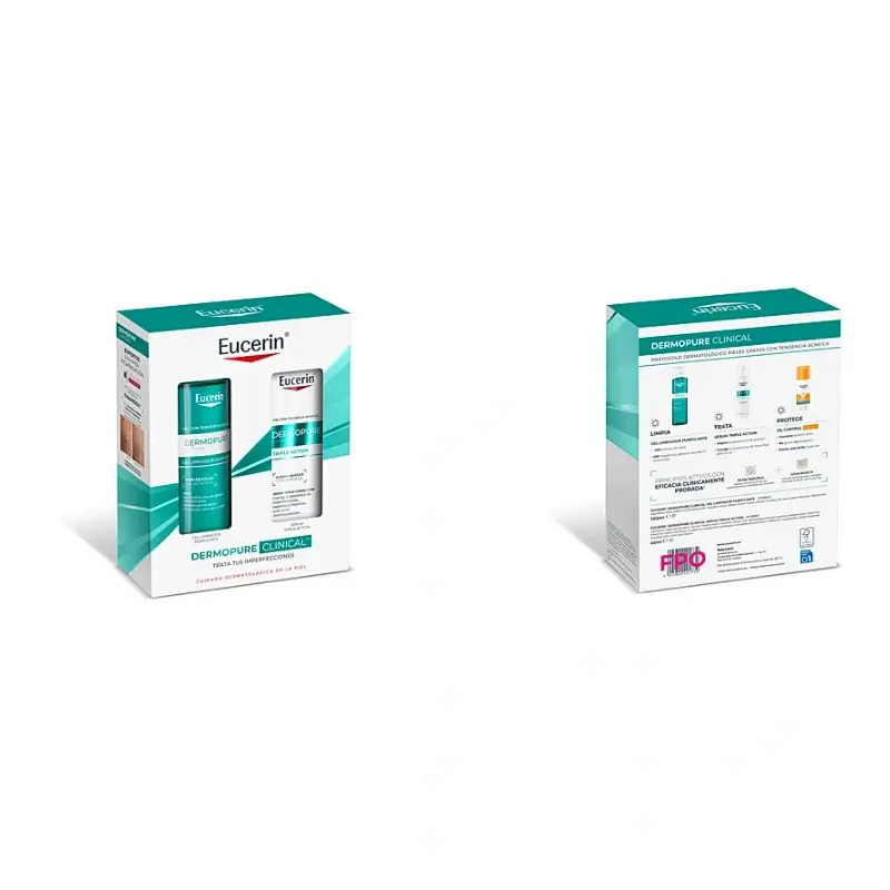 Eucerin DermoPure Clinical Serum + Cleansing Gel Set