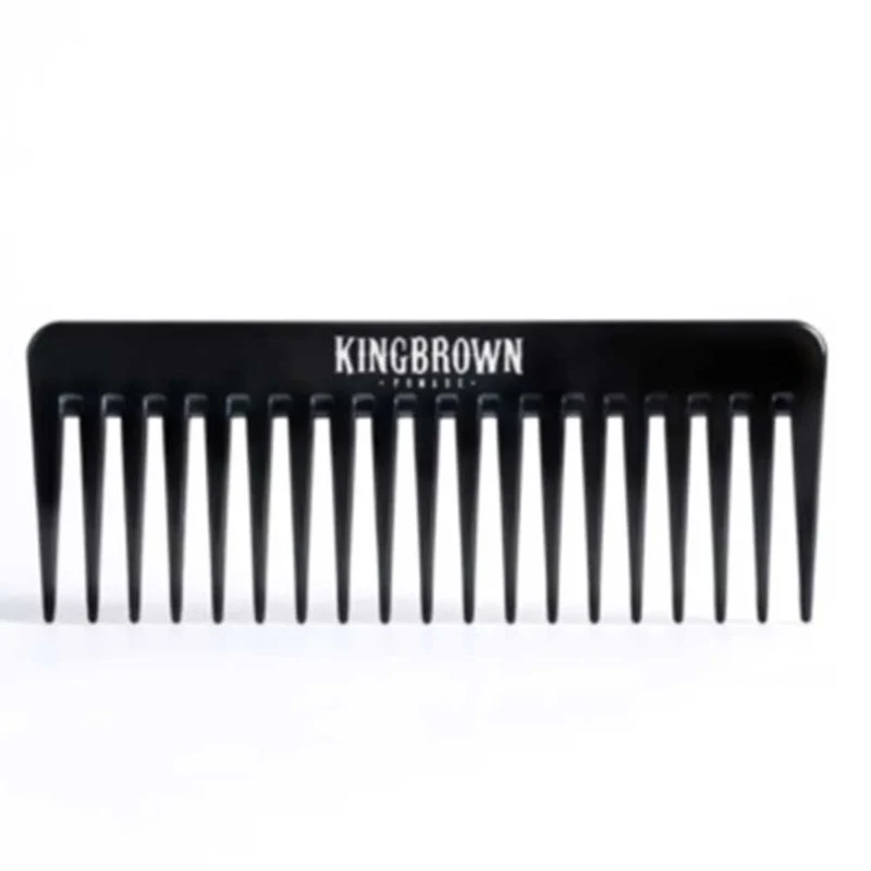 King Brown Texture Comb - Black