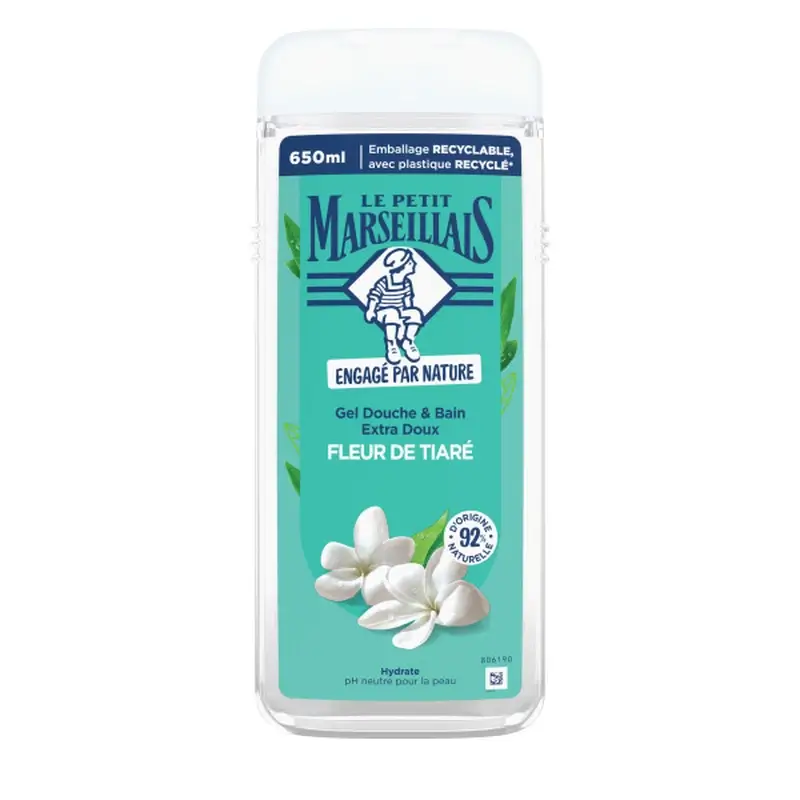 Le Petit Marseillais Extra Gentle Tiare Flower Shower Gel, 650 ml